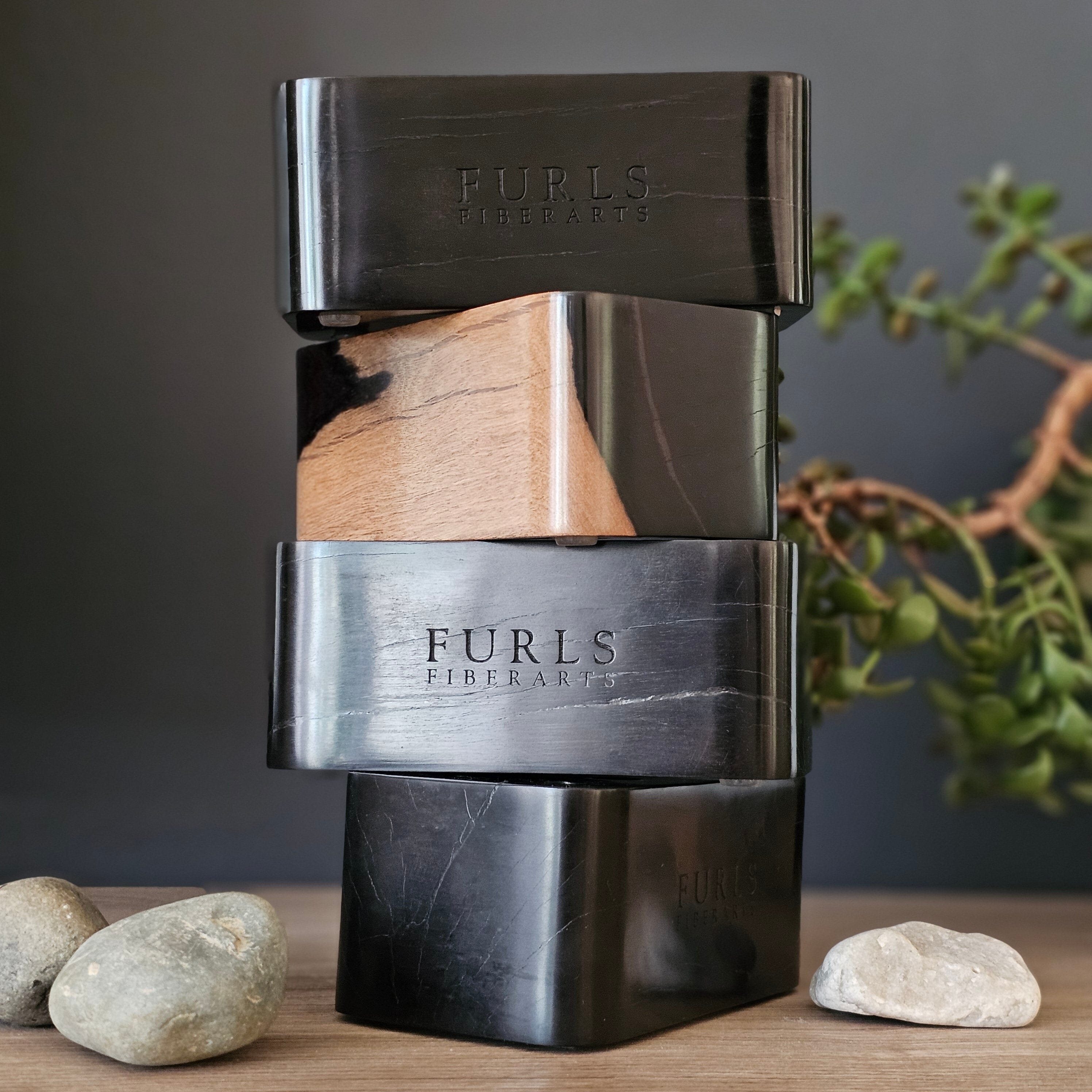 Limited Edition Eight Hook Standing Display in Ebony Hook Stand FurlsCrochet 