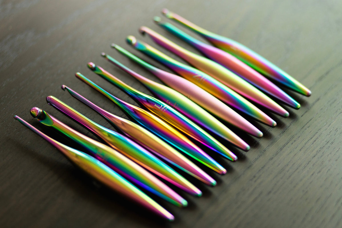 Aura Streamline Metal Crochet Hooks Metal Streamline FurlsCrochet 